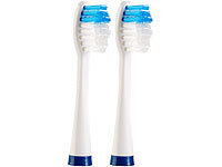 2 têtes de rechange pour brosse à dents électrique de voyage