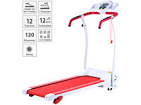 newgen medicals Premium-Laufband, 1,5 PS, 12 km/h, Steigung, bis 120 kg, 12 Programme; Vibrationstrainer Vibrationstrainer 