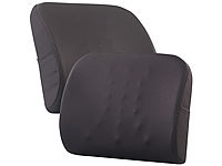 2 coussins ergonomiques dorsaux en mousse à mémoire de forme avec s...