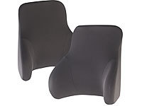 2 coussins ergonomiques dorsaux en mousse à mémoire de forme