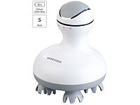 newgen medicals Deluxe-3D-Kopf & Körper-Massagegerät mit Akku-Betrieb & Ladestation; Vibrationstrainer Vibrationstrainer Vibrationstrainer Vibrationstrainer 