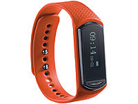 newgen medicals Wechsel-Armband für Fitness-Tracker FBT-40.HR, orange