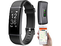 ; Fitness- und Schlaftracker-Ringe mit SOS-Funktion und Touch-Steuerung, Fitness-Armbänder mit Blutdruck-Anzeige und EKG-Aufzeichnung 