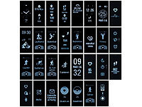 ; Fitness- und Schlaftracker-Ringe mit SOS-Funktion und Touch-Steuerung, Fitness-Armbänder mit Blutdruck-Anzeige und EKG-Aufzeichnung 