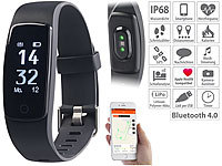 newgen medicals GPS-Fitness-Armband mit XL-Touch-Display, 14 Sportarten, IP68
