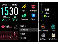 ; Fitness- und Schlaftracker-Ringe mit SOS-Funktion und Touch-Steuerung, Fitness-Armbänder mit Blutdruck-Anzeige und EKG-Aufzeichnung Fitness- und Schlaftracker-Ringe mit SOS-Funktion und Touch-Steuerung, Fitness-Armbänder mit Blutdruck-Anzeige und EKG-Aufzeichnung 