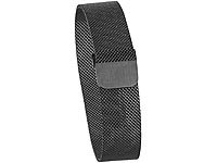 Bracelet de montre à entre-corne 20 mm et fermoir magnétique  Noir