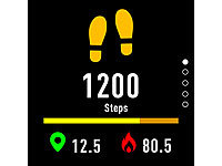 ; GPS-Tracker, Schwimm-UhrenFitness-Uhren transreflektive Always-on-Displays ablesbareFitness-TrackerFitness-Armbänder transreflektive DisplaysSportuhren TouchscreensSportuhren Touch-DisplaysActivity-TrackerSportuhr SchwimmenSchwimmen Schwimmsport wasserdichte wasserfeste G-Sensoren transreflektive transflektiveSmart-Armbänder 