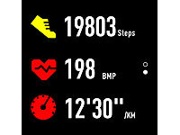 ; GPS-Tracker, Schwimm-UhrenFitness-Uhren transreflektive Always-on-Displays ablesbareFitness-TrackerFitness-Armbänder transreflektive DisplaysSportuhren TouchscreensSportuhren Touch-DisplaysActivity-TrackerSportuhr SchwimmenSchwimmen Schwimmsport wasserdichte wasserfeste G-Sensoren transreflektive transflektiveSmart-Armbänder 