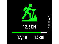 ; GPS-Tracker, Schwimm-UhrenFitness-Uhren transreflektive Always-on-Displays ablesbareFitness-TrackerFitness-Armbänder transreflektive DisplaysSportuhren TouchscreensSportuhren Touch-DisplaysActivity-TrackerSportuhr SchwimmenSchwimmen Schwimmsport wasserdichte wasserfeste G-Sensoren transreflektive transflektiveSmart-Armbänder 