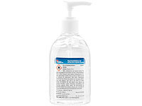 newgen medicals Hand-Desinfektions-Gel mit Aloe Vera, in Spender-Flasche, 250 ml