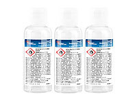 newgen medicals 3er-Set Hand-Desinfektions-Gels, Aloe Vera, Spender-Flasche, je 60 ml