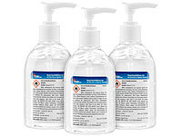 newgen medicals 3er-Set Hand-Desinfektions-Gels, Aloe Vera, Spender-Flasche, je 250 ml