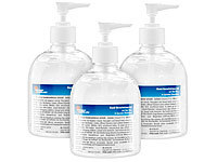 newgen medicals 3er-Set Hand-Desinfektions-Gels, Aloe Vera, Spender-Flasche, je 500 ml