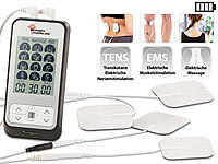 newgen medicals Medizinischer 3in1-Elektro-Stimulator für TENS, EMS, Massage, 36 Prog.