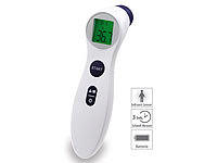 newgen medicals Thermomètre infrarouge, mesure frontale sans contact, alarme fièvre
