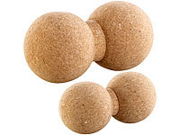 2 doubles balles de massage et d'exercice en liège Ø 6,5 et 8 cm; Vibrationstrainer Vibrationstrainer Vibrationstrainer Vibrationstrainer