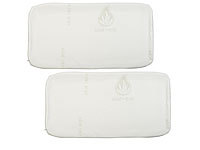 2 housses ultra-douces pour coussin de nuque 40 x 80 cm