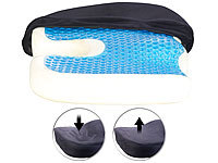 Coussin d'assise à mémoire de forme avec gel et revêtement antidéra...