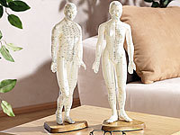 newgen medicals Akupunktur-Figuren 2er-Set (Mann/Frau); Akku-Massagepistolen Akku-Massagepistolen Akku-Massagepistolen Akku-Massagepistolen Akku-Massagepistolen 