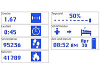 ; Fitness-Smartwatches, ELESION-kompatibel, Bluetooth & App 
