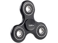 newgen medicals 3-seitiger Hand-Spinner mit hochwertigem ABEC-7-Kugellager, schwarz