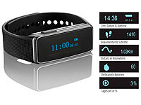 ; Fitness-Smartwatches, ELESION-kompatibel, Bluetooth & App 