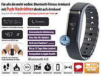 newgen medicals Bracelet fitness FBT-55.W avec affichage des notifications et bluet...