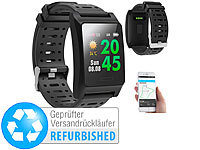 newgen medicals Fitness-GPS-Armbanduhr, Herzfrequenz-Anzeige, Versandrückläufer