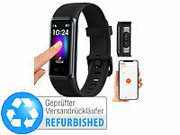 newgen medicals Fitness-Armband mit Touch, Herzfrequenz, Versandrückläufer