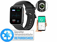newgen medicals Smartwatch wasserdicht, Smartwatch Herzfrequenz