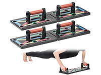 2 supports de musculation pour faire des pompes avec poignées amovi...