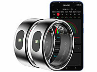 ; Fitness- und Schlaftracker-Ringe mit SOS-Funktion und Touch-Steuerung Fitness- und Schlaftracker-Ringe mit SOS-Funktion und Touch-Steuerung Fitness- und Schlaftracker-Ringe mit SOS-Funktion und Touch-Steuerung 