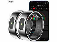; Fitness- und Schlaftracker-Ringe mit SOS-Funktion und Touch-Steuerung Fitness- und Schlaftracker-Ringe mit SOS-Funktion und Touch-Steuerung Fitness- und Schlaftracker-Ringe mit SOS-Funktion und Touch-Steuerung 