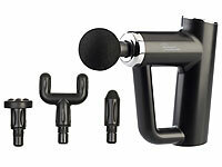 Pistolet de massage sans fil avec 4 embouts et 6 niveaux