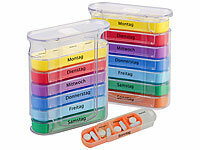 newgen medicals Tablettenbox, Pillenbox, Pillendose, Tablettendose