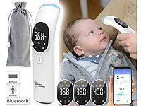 newgen medicals Medizinisches 3in1-Infrarot-Thermometer, App, Oberflächen-Messung