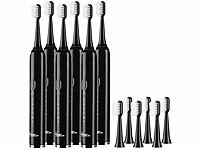 6 brosses à dents électriques soniques rechargeables SZB-300 avec 5...