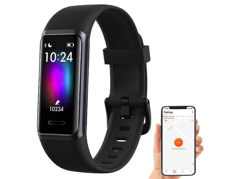; Fitness-Armband mit Blutdruck- und Herzfrequenz-Anzeigen, Bluetooth, Fitness-Armbänder mit Blutdruck-Anzeige und EKG-Aufzeichnung 