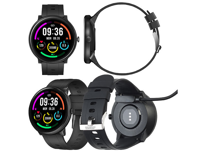 ; Fitness-Armband mit Blutdruck- und Herzfrequenz-Anzeigen, Bluetooth, Fitness-Armbänder mit Blutdruck-Anzeige und EKG-Aufzeichnung 
