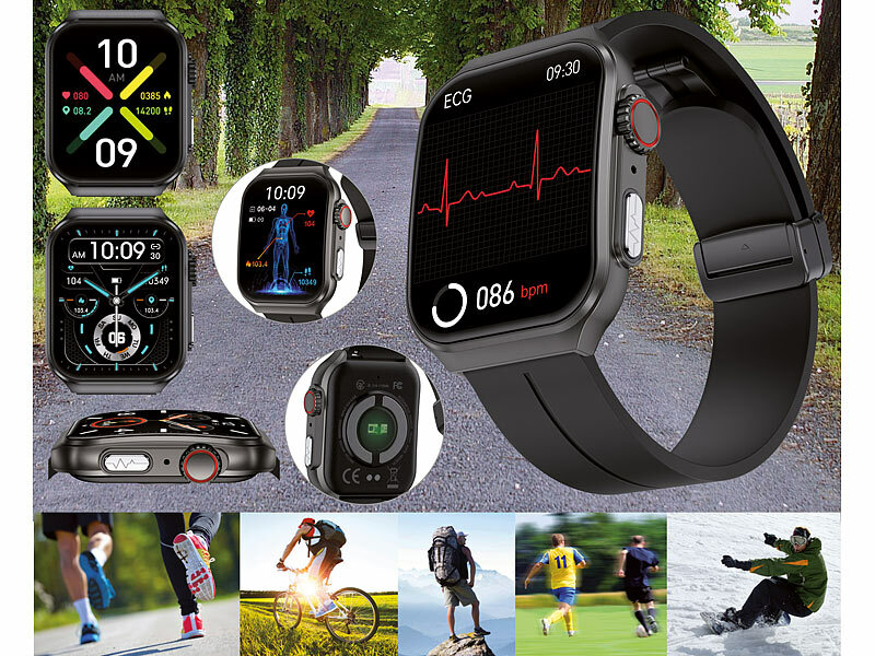 ; Fitness-Armband mit Blutdruck- und Herzfrequenz-Anzeigen, Bluetooth, Fitness-Armbänder mit Blutdruck-Anzeige und EKG-Aufzeichnung Fitness-Armband mit Blutdruck- und Herzfrequenz-Anzeigen, Bluetooth, Fitness-Armbänder mit Blutdruck-Anzeige und EKG-Aufzeichnung Fitness-Armband mit Blutdruck- und Herzfrequenz-Anzeigen, Bluetooth, Fitness-Armbänder mit Blutdruck-Anzeige und EKG-Aufzeichnung 