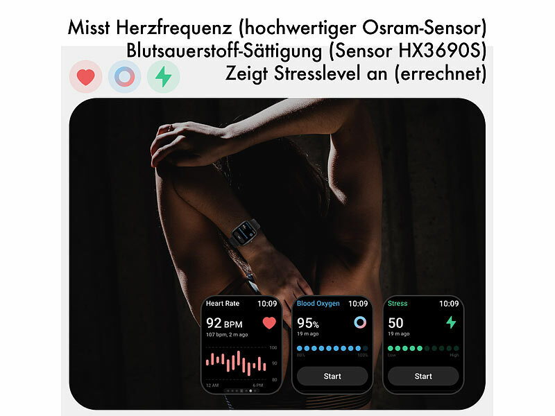 ; Fitness- und Schlaftracker-Ringe mit SOS-Funktion und Touch-Steuerung, Fitness-Armbänder mit Blutdruck-Anzeige und EKG-Aufzeichnung Fitness- und Schlaftracker-Ringe mit SOS-Funktion und Touch-Steuerung, Fitness-Armbänder mit Blutdruck-Anzeige und EKG-Aufzeichnung Fitness- und Schlaftracker-Ringe mit SOS-Funktion und Touch-Steuerung, Fitness-Armbänder mit Blutdruck-Anzeige und EKG-Aufzeichnung 