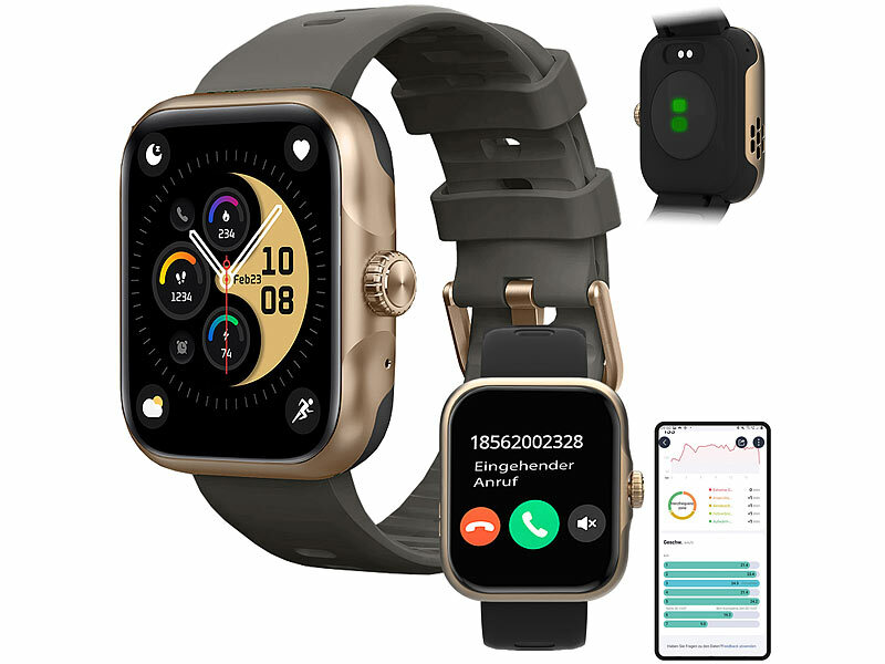 ; Fitness- und Schlaftracker-Ringe mit SOS-Funktion und Touch-Steuerung, Fitness-Armbänder mit Blutdruck-Anzeige und EKG-Aufzeichnung Fitness- und Schlaftracker-Ringe mit SOS-Funktion und Touch-Steuerung, Fitness-Armbänder mit Blutdruck-Anzeige und EKG-Aufzeichnung Fitness- und Schlaftracker-Ringe mit SOS-Funktion und Touch-Steuerung, Fitness-Armbänder mit Blutdruck-Anzeige und EKG-Aufzeichnung 