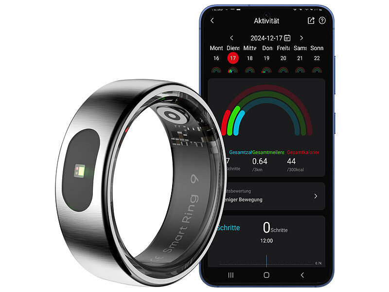 ; Fitness- und Schlaftracker-Ringe mit SOS-Funktion und Touch-Steuerung Fitness- und Schlaftracker-Ringe mit SOS-Funktion und Touch-Steuerung Fitness- und Schlaftracker-Ringe mit SOS-Funktion und Touch-Steuerung 