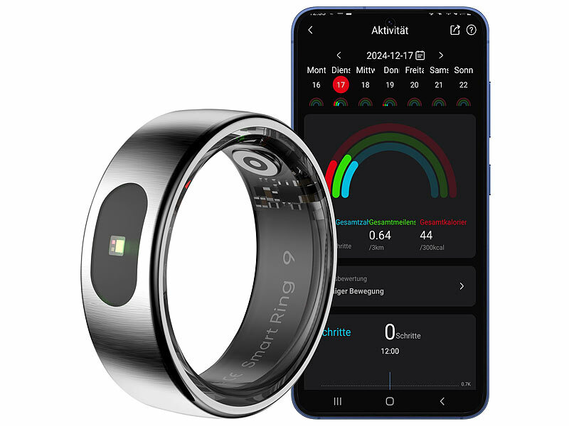 ; Fitness- und Schlaftracker-Ringe mit SOS-Funktion und Touch-Steuerung Fitness- und Schlaftracker-Ringe mit SOS-Funktion und Touch-Steuerung Fitness- und Schlaftracker-Ringe mit SOS-Funktion und Touch-Steuerung 