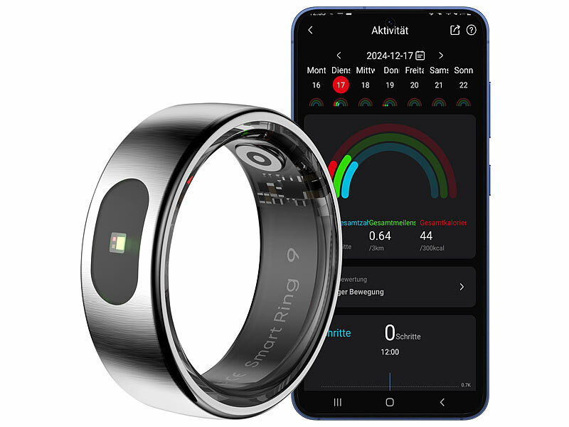 ; Fitness- und Schlaftracker-Ringe mit SOS-Funktion und Touch-Steuerung Fitness- und Schlaftracker-Ringe mit SOS-Funktion und Touch-Steuerung Fitness- und Schlaftracker-Ringe mit SOS-Funktion und Touch-Steuerung 