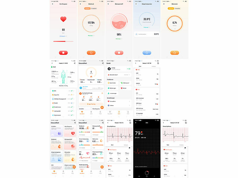 ; Fitness-Armbänder mit Bluetooth Fitness-Armbänder mit Bluetooth 
