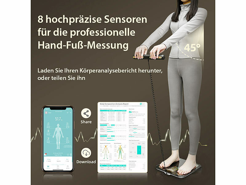 ; Körperanalysewaagen mit Bluetooth Körperanalysewaagen mit Bluetooth Körperanalysewaagen mit Bluetooth Körperanalysewaagen mit Bluetooth 